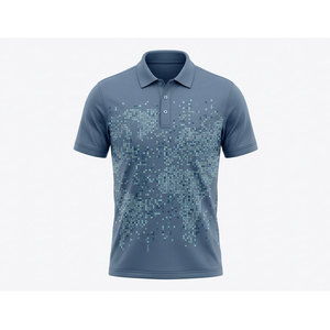 Professional Manufacturer Made Wholesale Custom Anti-Wrinkle Knitted Golf Style <b>Half</b> Sleeve Breathable Men's <b>Shirts</b> High Quality - Product Image 6