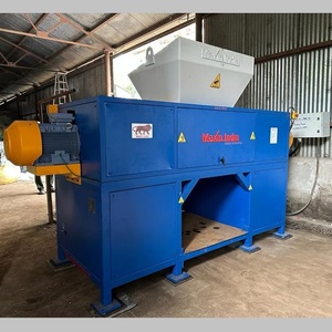 เครื่องบด RDF แบบสองเพลา กำลังการผลิต 1500 กก./ชม. เครื่องบดพลาสติกกึ่งอัตโนมัติแบบสองเพลา - Product Image 1