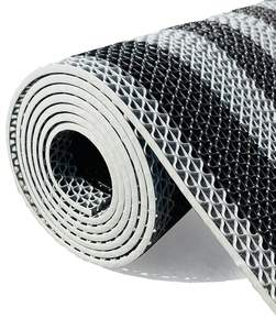 พรมเช็ดเท้าสำหรับบ้าน พรมยางสำหรับปูพื้น พรมกันลื่นสำหรับห้องน้ำ พรมปูพื้นสำนักงาน (ลายจาลี_สีเทา-ดำ ขนาด- 2x4 ฟุต) - Product Image 6