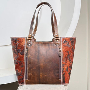 Bolso de mano con borlas oculto de cuero de alta calidad, nueva moda, venta al por mayor, bolsos de moda de cuero genuino para mujer - Product Image 5