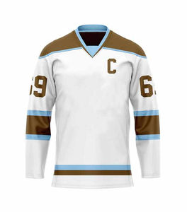 Maillot de hockey sur glace personnalisé en polyester professionnel OEM avec broderie par sublimation et twill pour les services d'équipes canadiennes - Product Image 5