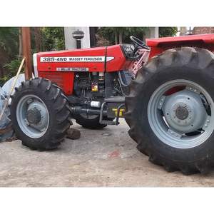 Tracteur Massey Ferguson fiable MF 385 4WD 85 HP avec poids avant et barre de traction pour fermes nigérianes - Product Image 3