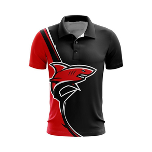 Men's Short Sleeve Color Blocked Sublimation <b>Polo</b> Shirt Knitted Sporty Style Black <b>Orange</b> Striped Design Button Front Quick Dry - Product Image 2