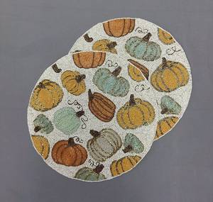 Sets de table faits main en polyester/coton tricoté à motifs floraux multicolores, écologiques et personnalisables pour la maison et l'hôtellerie - Product Image 4