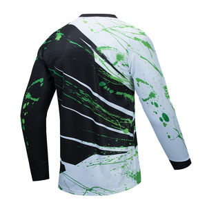 Vêtements de VTT en vente directe d'usine, imprimés par transfert thermique, % polyester, respirants, coupe-vent, anti-UV, séchage rapide, manches longues - Product Image 6