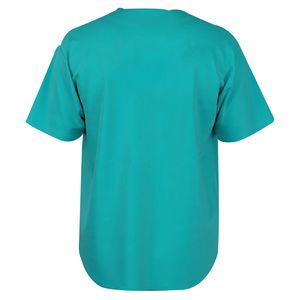 Camiseta de béisbol vintage al por mayor, a rayas, en blanco, personalizable con bordado, de malla de poliéster, antibacteriana, sin mangas, con cuello en V, deportiva - Product Image 5
