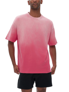 เสื้อยืดสตรีทแวร์ทรงปกติ ผ้าคอตตอนเทอร์รี่คุณภาพสูง 100% ซักแบบวินเทจ สำหรับผู้ชาย แห้งเร็ว เป็นมิตรกับสิ่งแวดล้อม น้ำหนัก 220 กรัม รับผลิตแบบ OEM - Product Image 4