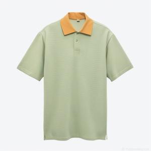 Camisa de Golf para Hombre, Estilo Inglés, Tejido de Rizo Transpirable, Diseño Liso, Método de Tejido de Punto, Secado Rápido - Product Image 2