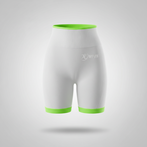 กางเกงขาสั้นออกกำลังกายเอวสูงสำหรับผู้หญิง ยกกระชับสะโพก ระบายอากาศได้ดี ไร้ตะเข็บ เหมาะสำหรับฟิตเนส โยคะ ปั่นจักรยาน และสวมใส่ลำลอง - Product Image 1