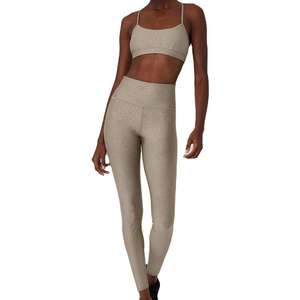 Conjunto de Yoga para Mujer Más Vendido, 2 Piezas, Transpirable, Spandex/Poliéster, Alta Calidad, Venta al Por Mayor para Adultos - Product Image 3