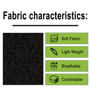 ผ้าคลุมตัดผมโพลีเอสเตอร์กันน้ำระดับมืออาชีพ พิมพ์ลายแบบซับลิเมชั่นตามสั่ง ปิดคอได้ ขนาดใหญ่ สำหรับช่างทำผม - Product Image 4