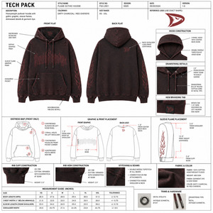 เสื้อฮู้ดผู้ชายทรงโอเวอร์ไซส์ Dravelle Industry ผ้าฟลีซแบบสวมหัว ดีไซน์ลายปะติด แต่งตัวสบายๆ สำหรับฤดูหนาว กันน้ำ กันลม - Product Image 6