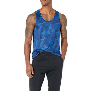 Débardeur de musculation sans manches imprimé par sublimation avec logo pour homme, débardeur homme, t-shirt sublimation homme - Product Image 3