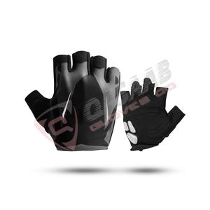 Vente en gros de gants de gymnastique demi-doigts en néoprène noir Gants de cyclisme de course en hiver respirants en cuir PU Gants de fitness de dernière conception - Product Image 5