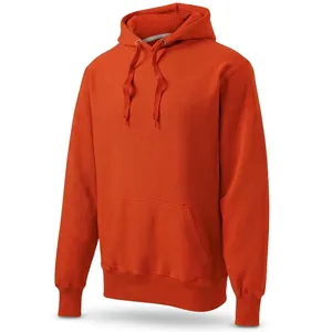 Sweat-shirts à capuche pour hommes les plus vendus, 100 % coton respirant, tissu uni, design coréen unique, hiver, avec poches, vente en gros - Product Image 1