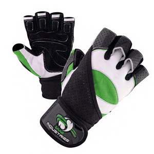 Professional Weightlifting Gym Gloves With Wrist Wrap Support Anti <b>Slip</b> Breathable Fitness Training Hand Protection - Product Image 2