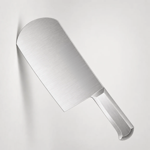 Cuchillo de Carnicero PK-SS-SS M de Acero Inoxidable Plateado, Cuchillo de Cocina de Hoja Ancha y Resistente con Mango Metálico - Product Image 4