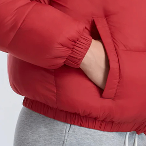 Chaqueta Acolchada de Moda para Hombre, Color Rojo, Estilo Urbano, Diseño Casual de Invierno, Impermeable, Transpirable, Relleno de Algodón - Product Image 5