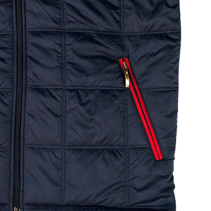 Care Master New Waterproof High Quality Men Puffer vest Splicing <b>Colour</b> Block Quilted Custom Logo Printing Mens Puffer Vest - Product Image 2