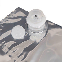 Sac en boîte transparent de qualité alimentaire 3L avec valve Cola, sac aseptique pour jus, sirop, concentré, emballage de boissons liquides