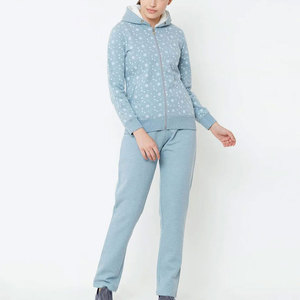 Ensemble de survêtement d'hiver pour femme, motif uni, manches longues, respirant, léger, écologique, streetwear, pour l'extérieur - Product Image 2