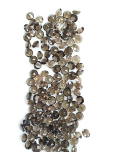 Cuarzo Ahumado Natural de 6.5MM, Corte Brillante Redondo, Gema Suelta de la Mejor Calidad para la Fabricación de Joyas - Product Image 2