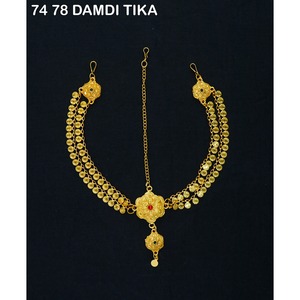 À la mode plaqué or front pièce chaîne casque Style arabe fête de mariage bandeau moyen-orient arabe bijoux de mariée cadeau - Product Image 6