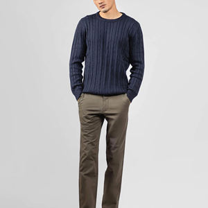 Cardigan en laine 100% pour homme avec logo brodé sur le devant, pull chaud en tricot, décontracté, pour l'extérieur, automne-hiver, nouveau style - Product Image 6
