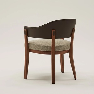 เก้าอี้ทานอาหารไม้เนื้อแข็งเกรดเชิงพาณิชย์ เบาะผ้าหุ้ม ทนทาน เหมาะสำหรับร้านอาหารและโรงแรม - Product Image 6