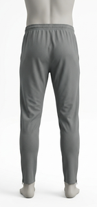 Pantalon de survêtement décontracté pour homme, beige, en double interlock (TTS), 100 % polyester, hiver, écologique, respirant, séchage rapide, coupe régulière, tricoté - Product Image 4