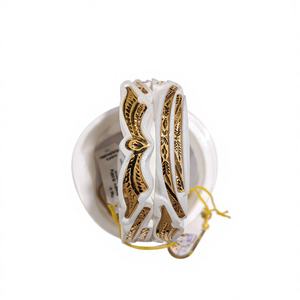 Bracelet en or massif 22 carats tendance en forme de coquille de conque blanche, bijoux de mariage traditionnels pour femmes, certifié BIS, ensemble Shakha de 9 grammes - Product Image 1