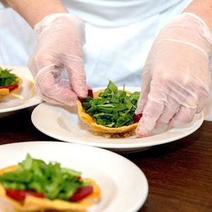 Clear PVC Bergamot Healthcare Supply Gloves CE & ISO Certified Sizes XS-XL - Product Image 4