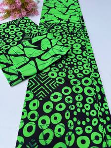 Stylish African Wax Print Island Cotton Fabric for Clothing Home Decor Sewing and Fashion Exported by Hitjem Export Company - Product Image 3