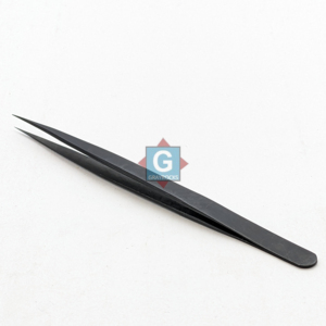 Pince à épiler fine et durable en acier inoxydable avec revêtement plasma, 10 mm, pour sourcils - Product Image 2