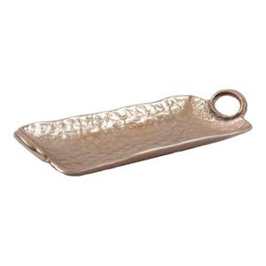 Aluminium Decorative <b>Trays</b> Silver Finish Modern Design Metal <b>Serving</b> <b>Tray</b> For Snacks Drinks Display Home Cafe Supplies Tableware - Product Image 4