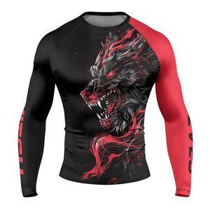 Custom Made OEM Unisex Rashguard UPF 50 UV Protection Sublimation Slim Fit Compression Polyester Wholesale Factory OEM Wholesale - Product Image 6