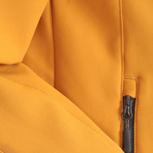 Chaqueta Ligera con Capucha, Cortavientos, Transpirable, para Trabajo al Aire Libre, Color Amarillo de Seguridad, Chaqueta Deportiva para Mujer - Product Image 6
