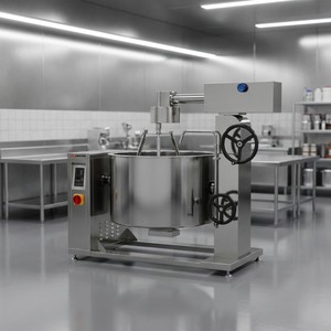 Chaudière à vapeur rotative à induction Amicook 380V/440V, modèle innovant à double enveloppe, facile à nettoyer, cuisson rapide, cuisine gastronomique - Product Image 4