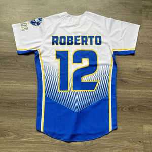 2024 New Custom Logo Design Stripe <b>Baseball</b> Uniform Wholesale Plain Sublimation Team Club Softball <b>Baseball</b> Jerseys - Product Image 5