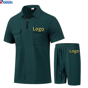 Conjunto de Shorts Polo Transpirables con Estampado, Colección Verano, Unisex, Personalizable, Tallas Grandes para Hombre - Product Image 3