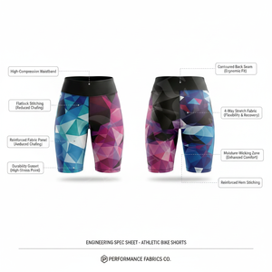 Shorts de compression athlétiques à séchage rapide pour le yoga, le fitness, la course à pied et le cyclisme – Leggings d'entraînement extensibles et respirants - Product Image 2