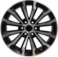 Vente en gros de jantes et roues de voiture d'occasion en alliage d'aluminium de haute qualité avec finition noire et design concave pour la rénovation/amélioration