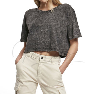 Camisetas cortas de alta calidad y elegantes para mujer, en stock, al por mayor, nuevo diseño, para adultas. - Product Image 4