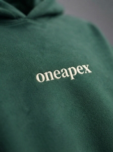 Ensemble de survêtement homme hiver uni vert à capuche, coupe classique, en coton épais, style streetwear, écoresponsable, personnalisable - Product Image 5