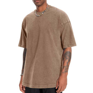 T-shirt graphique délavé à l'acide, dernier design, pour homme, coupe ample, vintage, 100% coton, été, unisexe. - Product Image 4