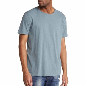 Camiseta de Cuello Redondo de Algodón Grueso para Hombre, Nueva Moda, Ultra Suave, con Diseño Personalizado y Logotipo Impreso - Product Image 2