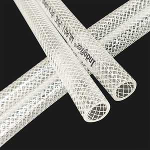 Manguera Trenzada de PVC Flexible Transparente de 12.5mm X 16mm, Tubo Reforzado de 12.5mm, 100m de Longitud, 5 Bares de Presión, Aplicaciones de Agua y Aire - Product Image 3