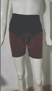 Shorts Deportivos de Spandex con Cintura en V y Contraste de Color, Tendencia 2026 - Product Image 1