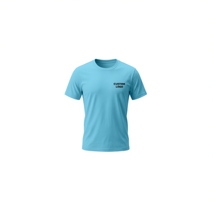 T-shirt en coton bleu ciel personnalisé, du XS au 6XL, 300 g/m², technique DTG, étiquette personnalisée pour la fabrication de vêtements de sport - Product Image 3