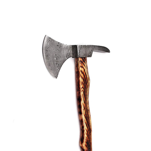 Meilleur fournisseur d'outils de camping en plein air avec manche en bois forgé, OEM ODM personnalisable, hache en acier Damas - Product Image 3
